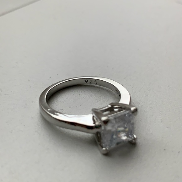 925 Silver Wedding Rings Women  White Sapphire - Picture 5 of 6